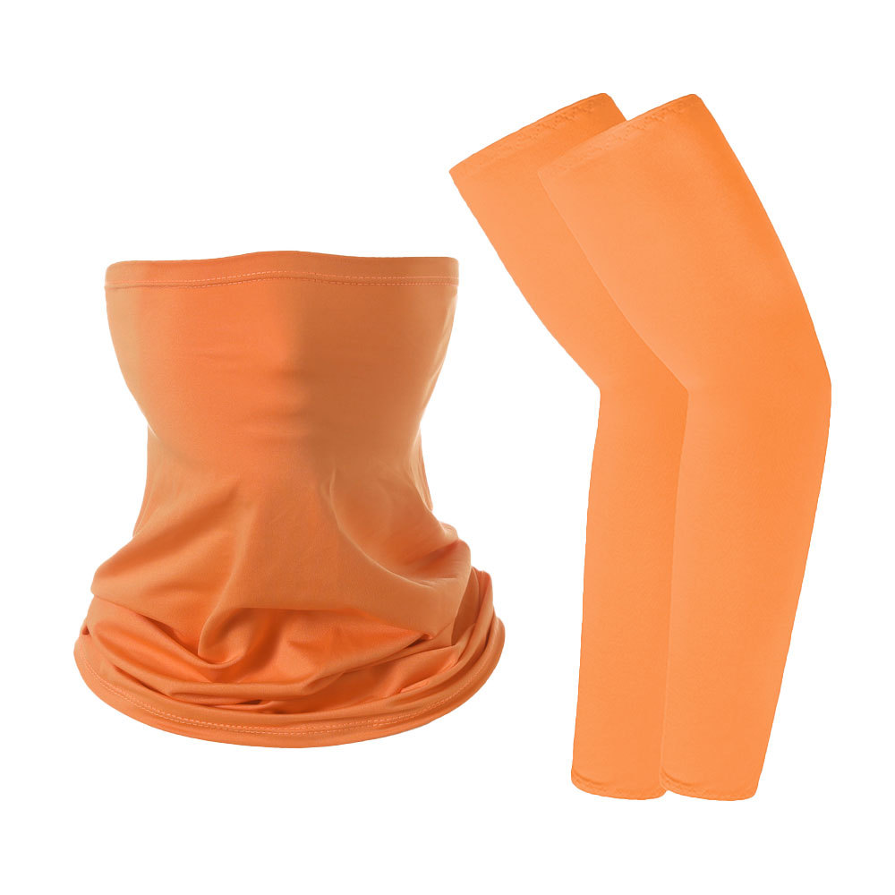 Picture of Ice Silk Sun Protection Sleeves Magic Headscarf Set Summer Sun Protection Cycling Sports Outdoor Equipment Combination Spot Wholesale