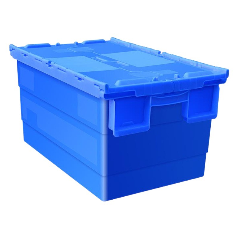 Plastic Logistics Turnover Storage and Organization Box, Rectangular with Lid, Cold Chain Transfer, Transportation and Distribution, Cold Chain Transportation