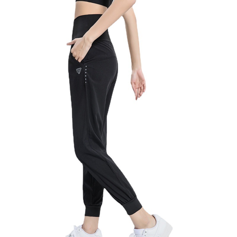 Picture of 2025 Spring and Summer Sports Yoga Pants Women's High Waist Gym Training Pants Casual plus size Loose Breathable Slim Thin