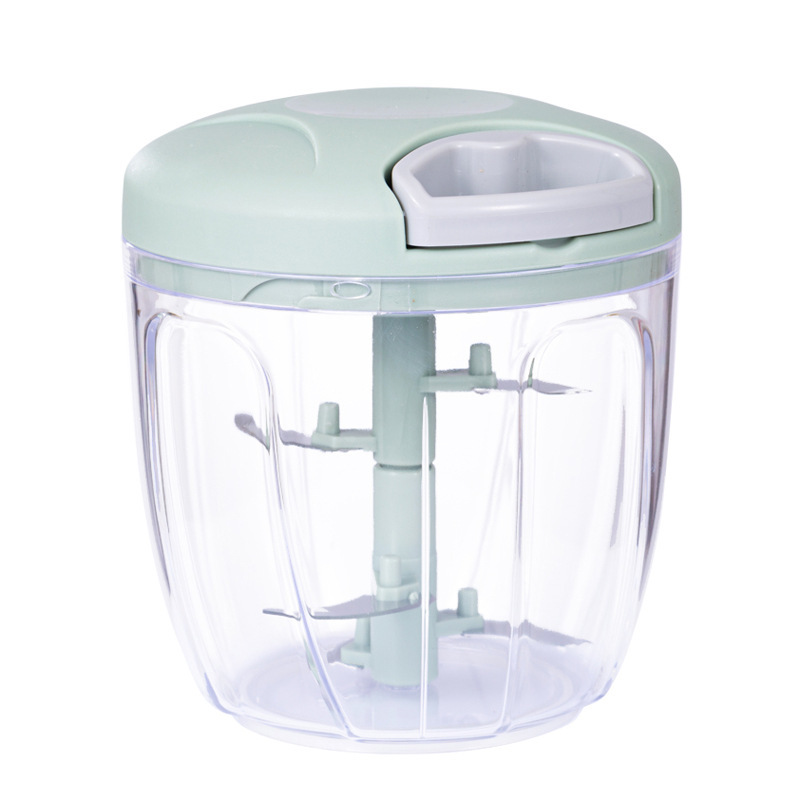 Picture of Multi-functional hand-pulled meat grinder household vegetable chopper kitchen dumpling stuffing meat chopper round garlic chopper