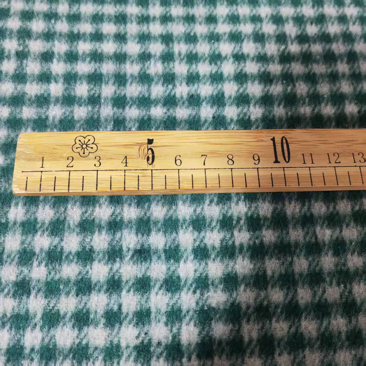 Picture of Shaoxing factory in stock wool small plaid fashion shirt skirt shoes hat luggage plaid woolen fabric