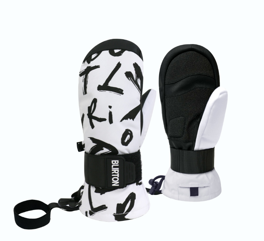 Picture of New Ready-Made Children's Wrist Ski Gloves with Velvet to Keep Warm and Play in the Snow, Waterproof, Wear-Resistant and Windproof