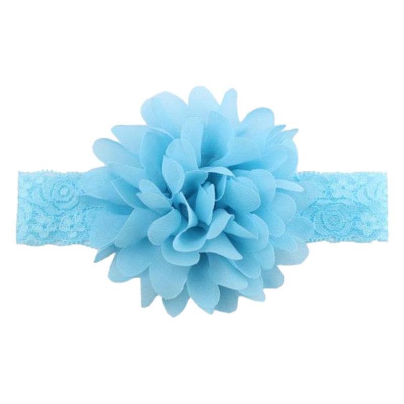 Amazon Chiffon Flower Kidsren's Hairband Lace Flower Baby Hairband Ebay Baby Chrysanthemum Headband Hair Accessories