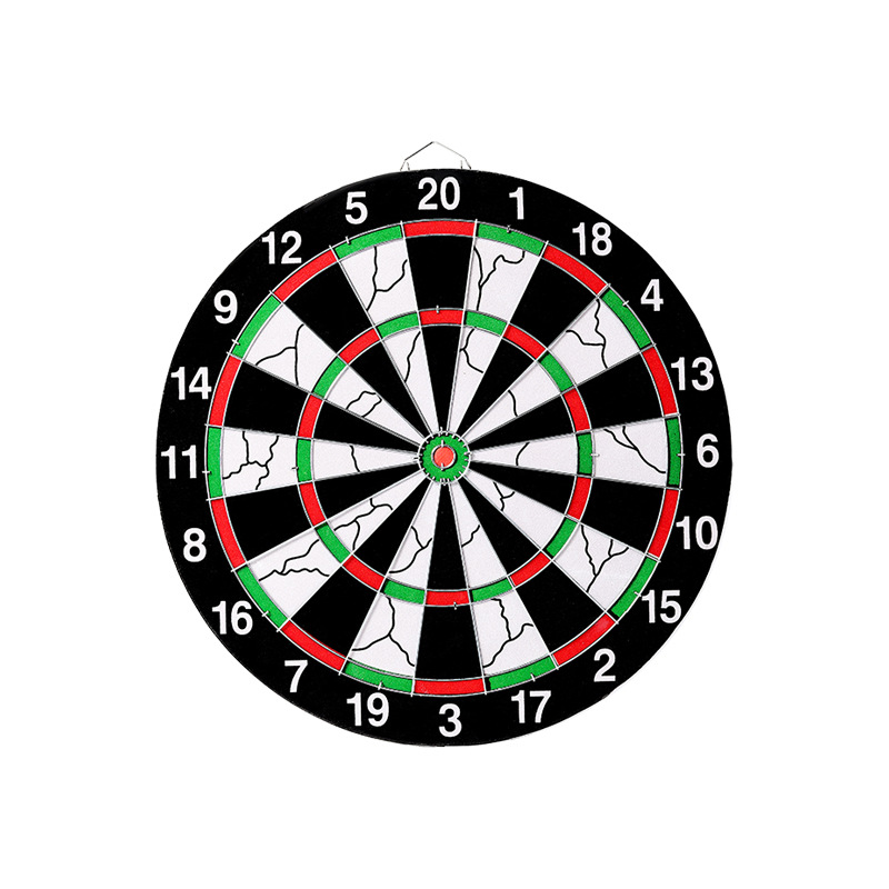 Picture of Dart Board 12-Inch 15inch 17inch Pin Paper Double-Sided Flocking Dart Set in Stock Cross-Border Pin Target