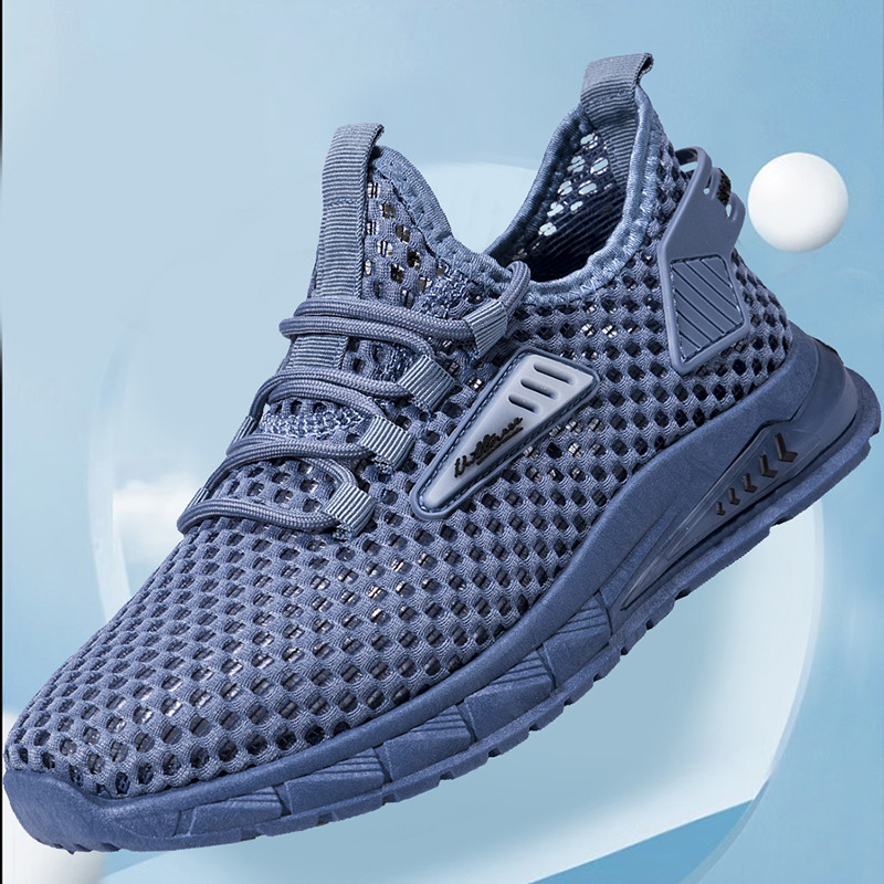 Men's Shoes for Wading in Summer Mesh Versatile Men's Sports Shoes Breathable Mesh Sports Casual Shoes Cross-Border Large Size Men's Shoes