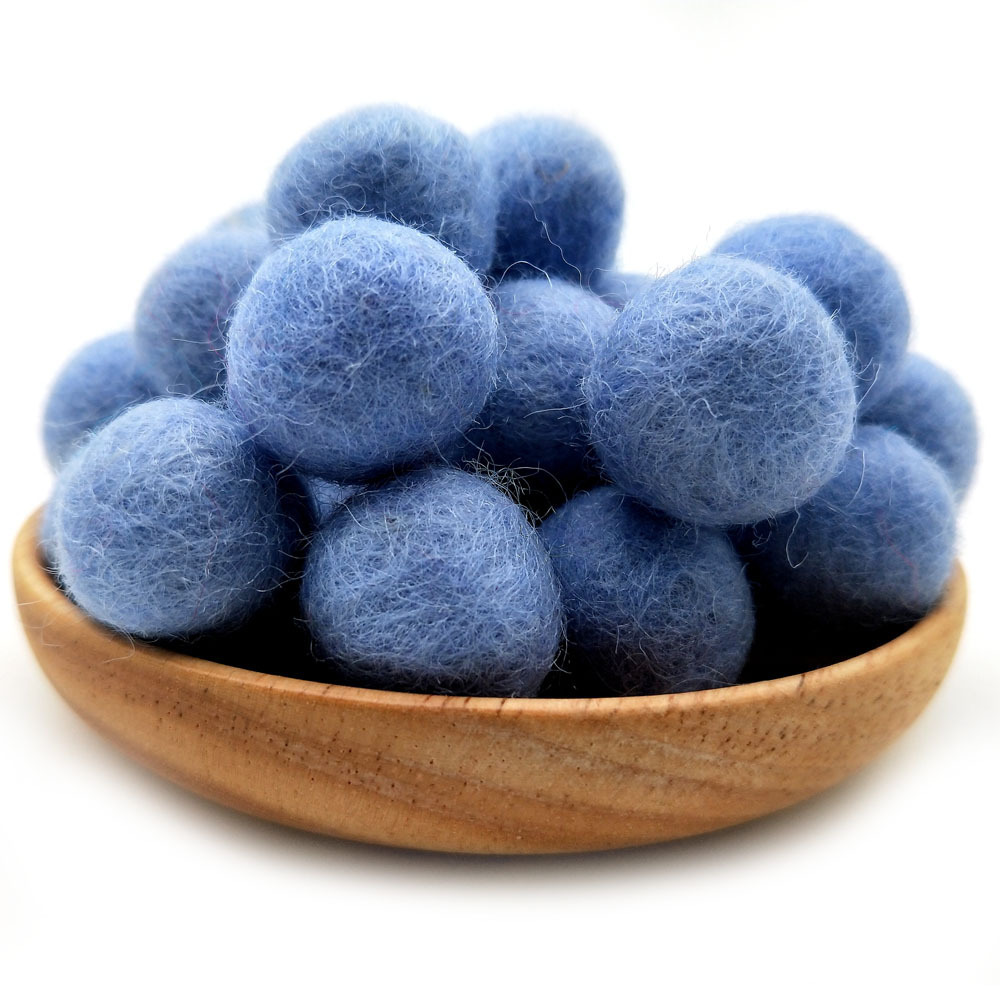 Picture of Cross-border in stock 2CM wool ball Christmas jewelry accessories Christmas diy colorful wool ball small wool ball pokes