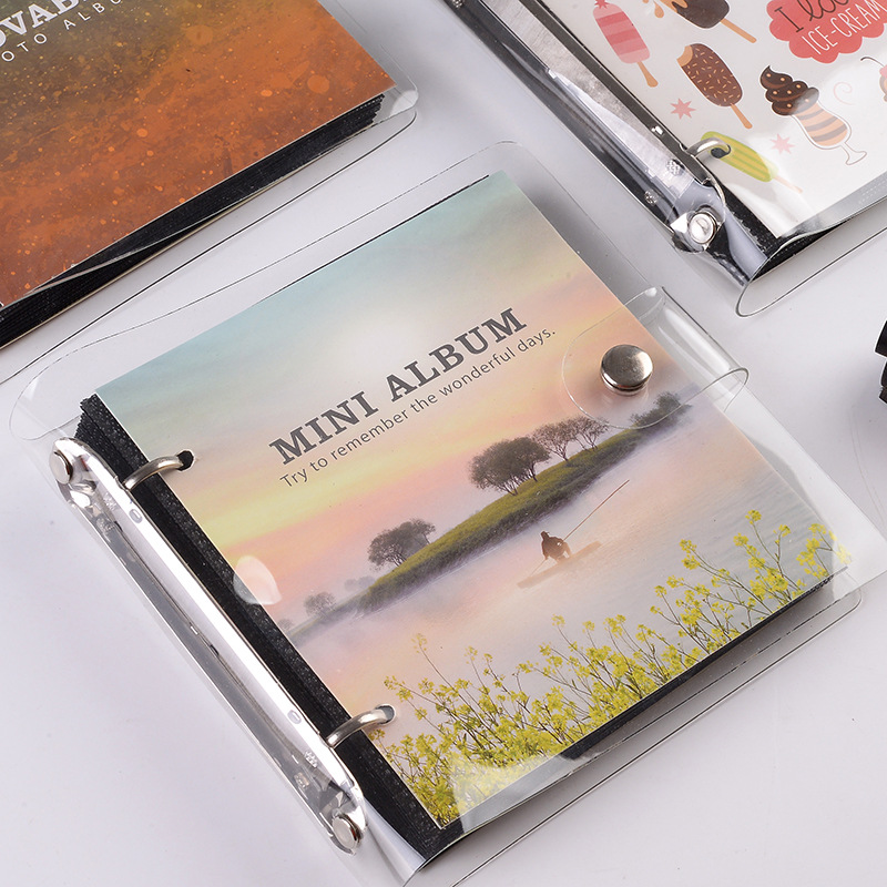 Picture of Wholesale supply of light and shadow series loose-leaf PP photo album album movie ticket storage postcard 3 inch 5 inch