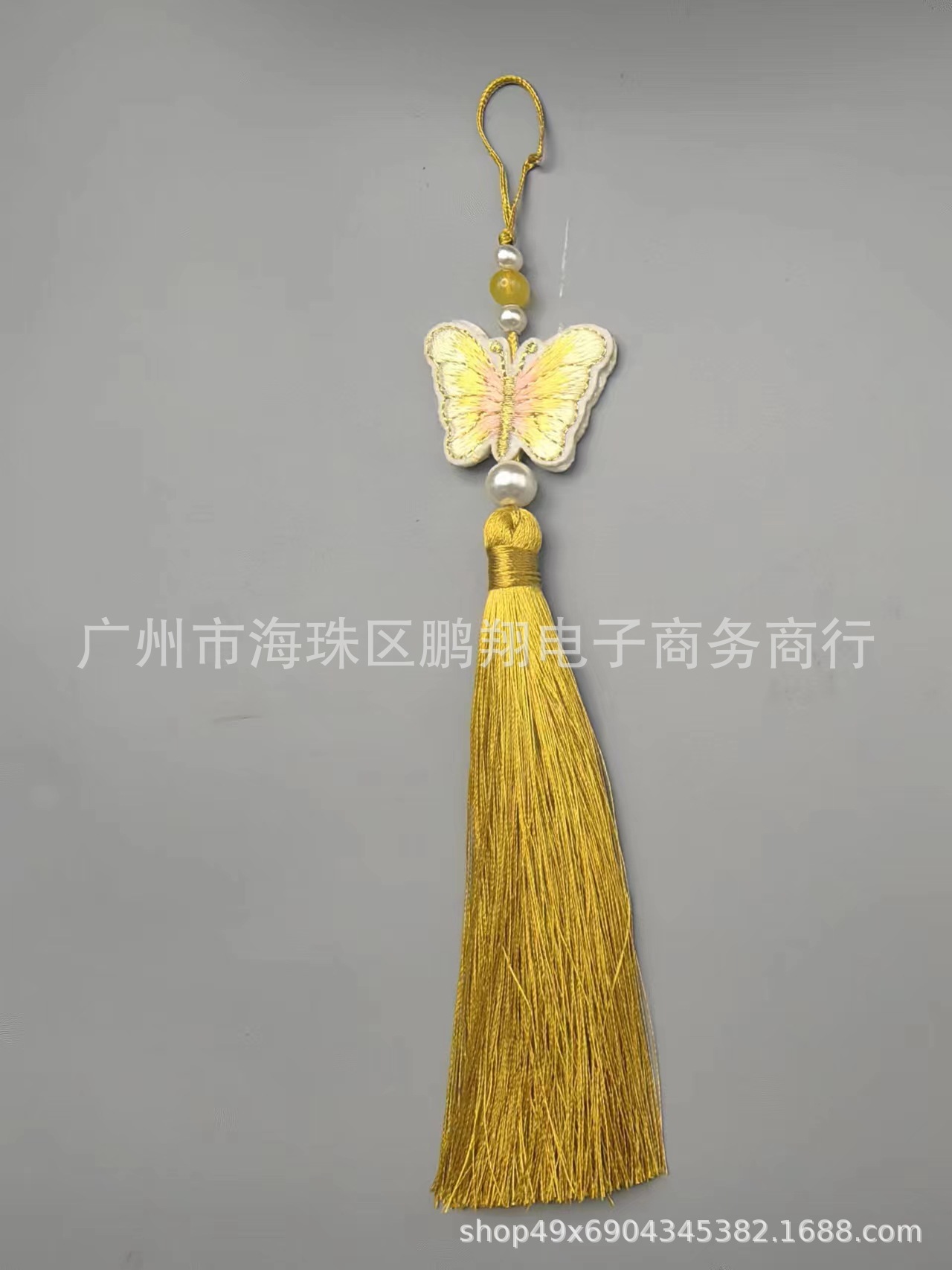 Picture of in stock wholesale embroidery butterfly tassel small tassel pendant hanfu children's clothing accessories clothing accessories