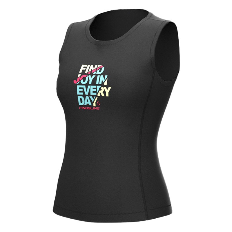 Diving vest SLINX super elastic CR warm close-fitting sleeveless women's water rowing suit snorkeling surf vest