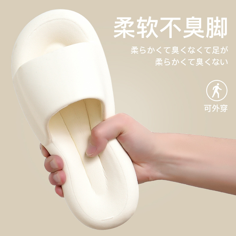 Picture of Soft-Soled Bathroom Slippers for Women in Summer, Thick-Soled Non-Slip Slippers for Men, Indoor Home Household Sandals and Slippers for Men Wholesale
