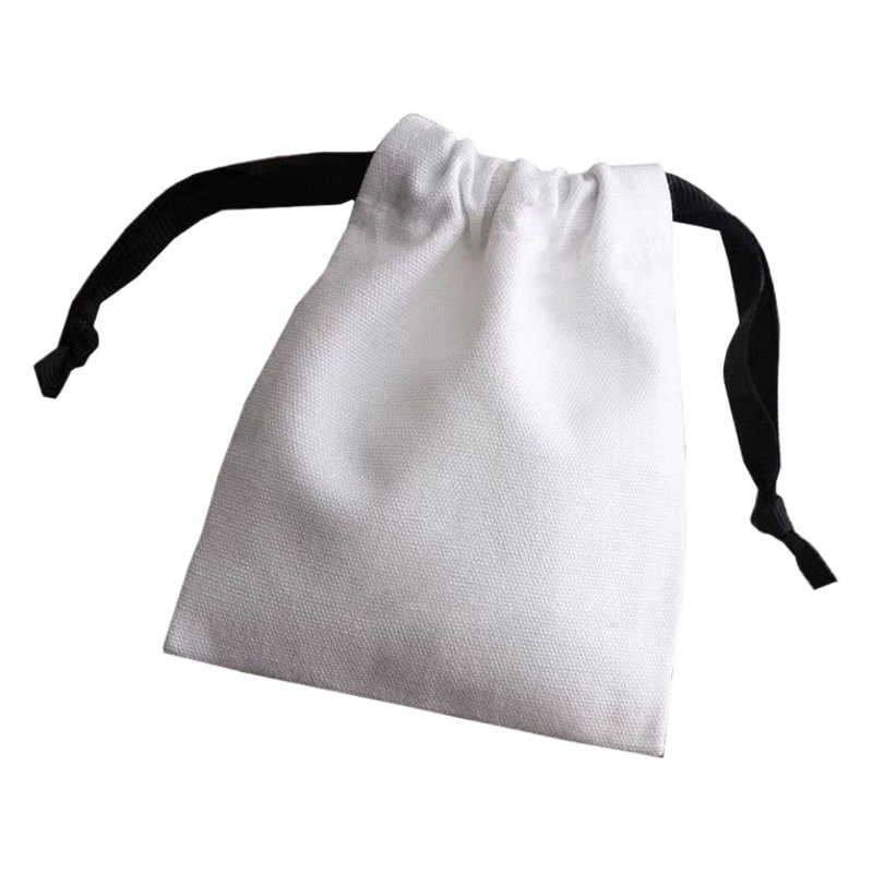Shenzhen Manufacturer Antique Jewelry Gift Storage Bag Drawstring Cotton Bag Simple Style