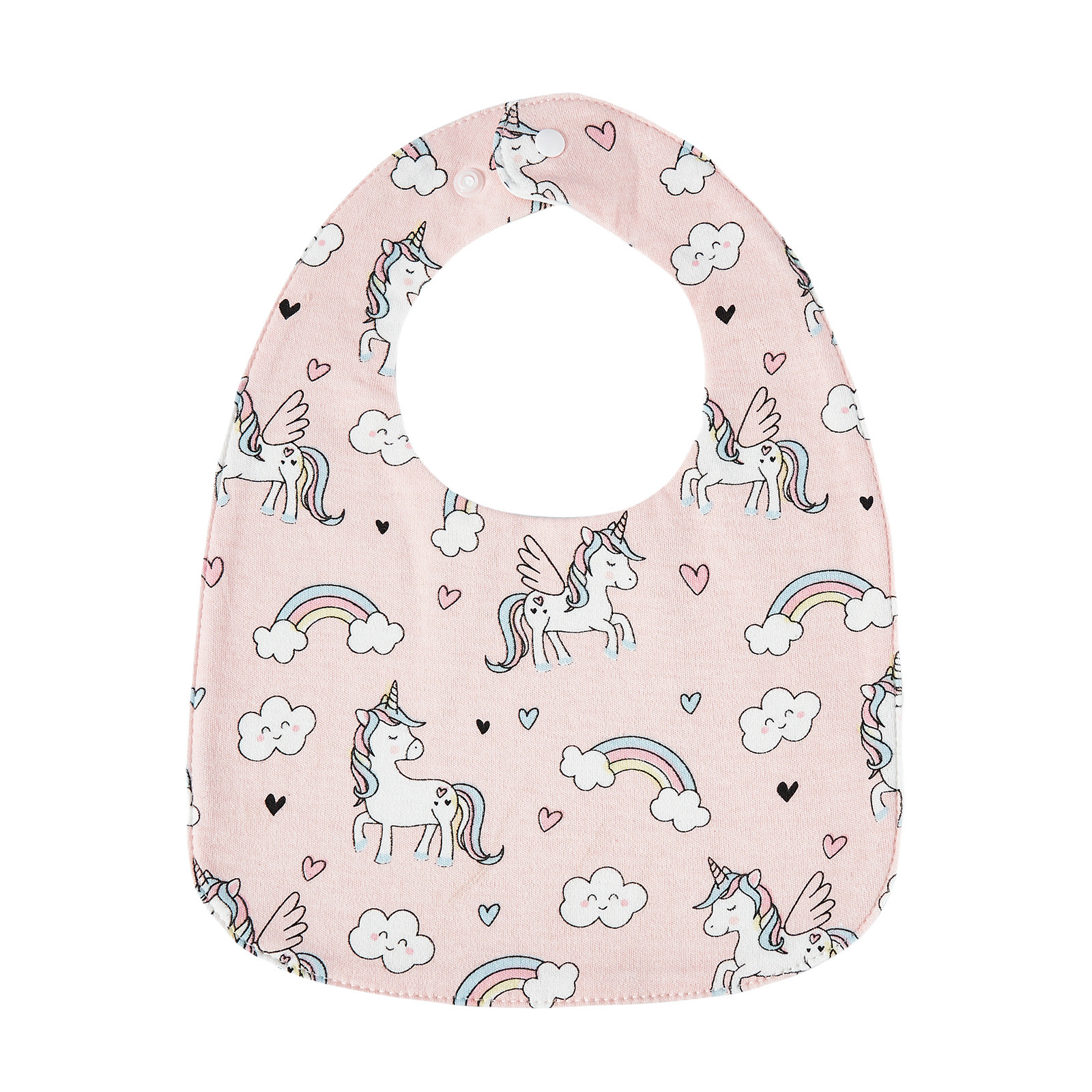 Picture of Yinmei baby waterproof bib U-shaped bib children's eating bib baby pure cotton waterproof spitting milk bib