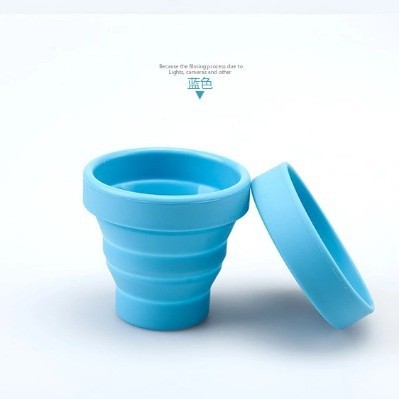 Picture of Silicone Foldable Cup, Large Diameter 320ml, Round Portable Cup, Factory Direct Sales Silicone Foldable Cup