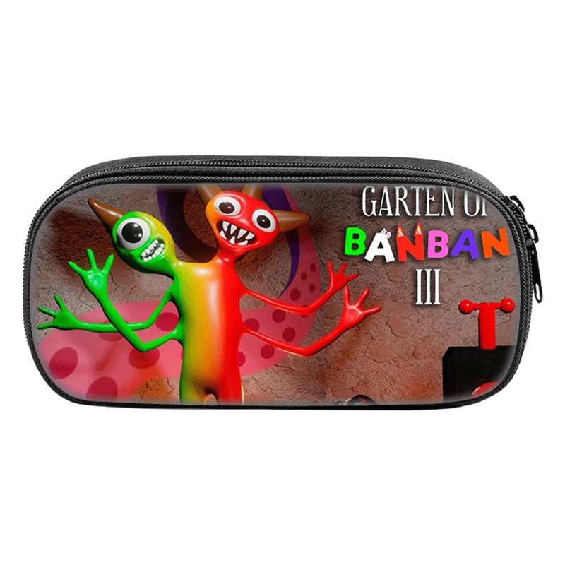 Wholesale Garten of banban 3 printed pencil case Class garden game pencil stationery bag for primary and secondary school students