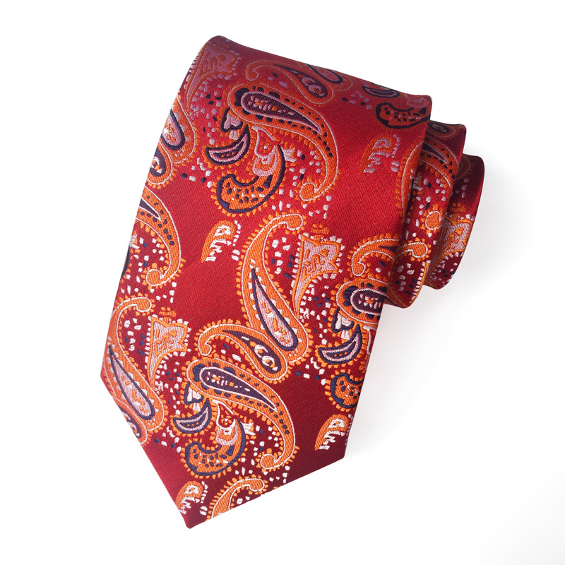 Picture of Source Factory Hot Jacquard Fabric Tie Men's Dress Business Suit Accessories Tie Wholesale