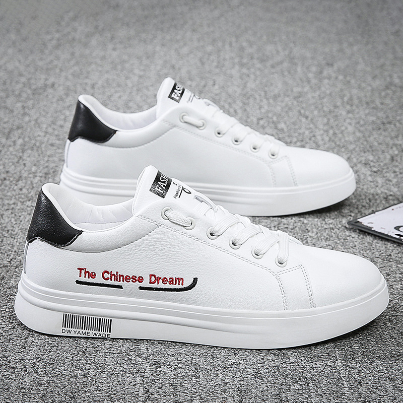 Picture of Men's Shoes 2025 Autumn New Casual White Shoes Korean Style Trendy Shoes All-match Sneakers Students sneaker Running Shoes for Men