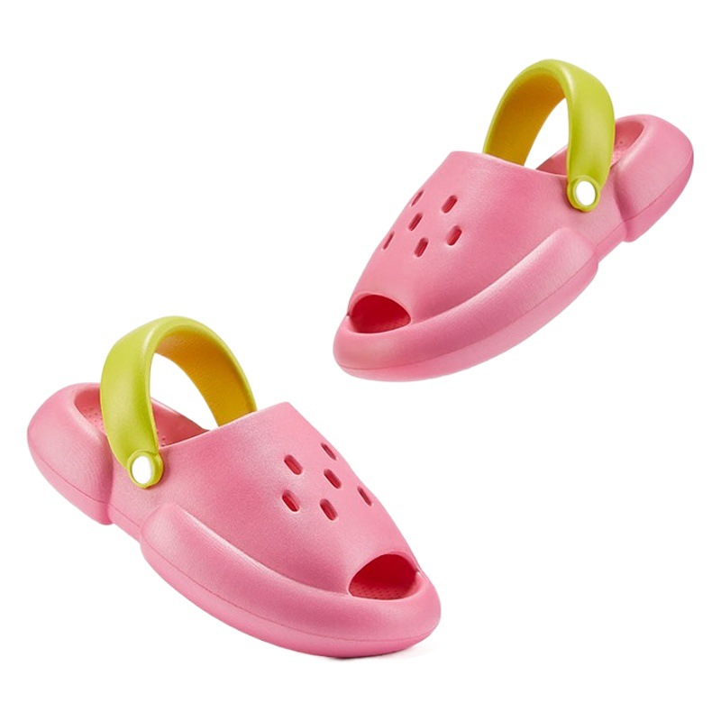 Picture of Ant Love Spring and Summer New Simple Solid Color Fish Mouth Hole Shoes for Couple Men and Women Comfortable Outer Wear Sandals and Slippers