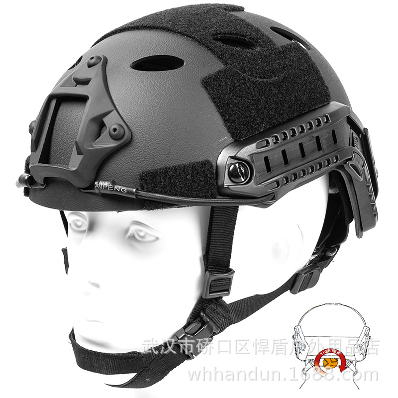 Fast Standard Version Tactical Helmet Adjustable Camouflage Helmet Cover Military Fan Cs Protective Field Equipment Breathable