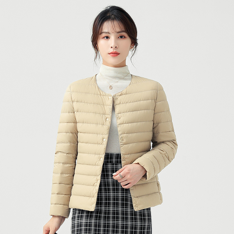 Picture of Autumn and winter 2024 new lightweight down jacket liner light thin fashion warm down jacket women's short