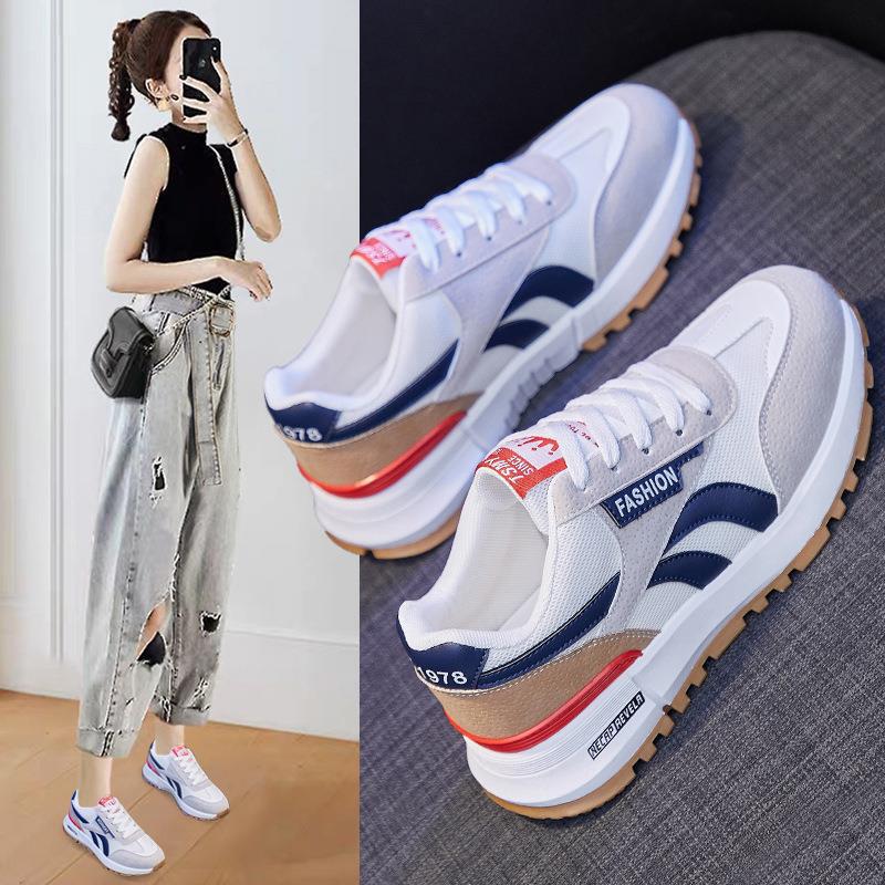 2025 Spring New Women's Forrest Gump Shoes Korean Style Fashion Casual Shoes Casual Retro Women's Sports Shoes Wholesale