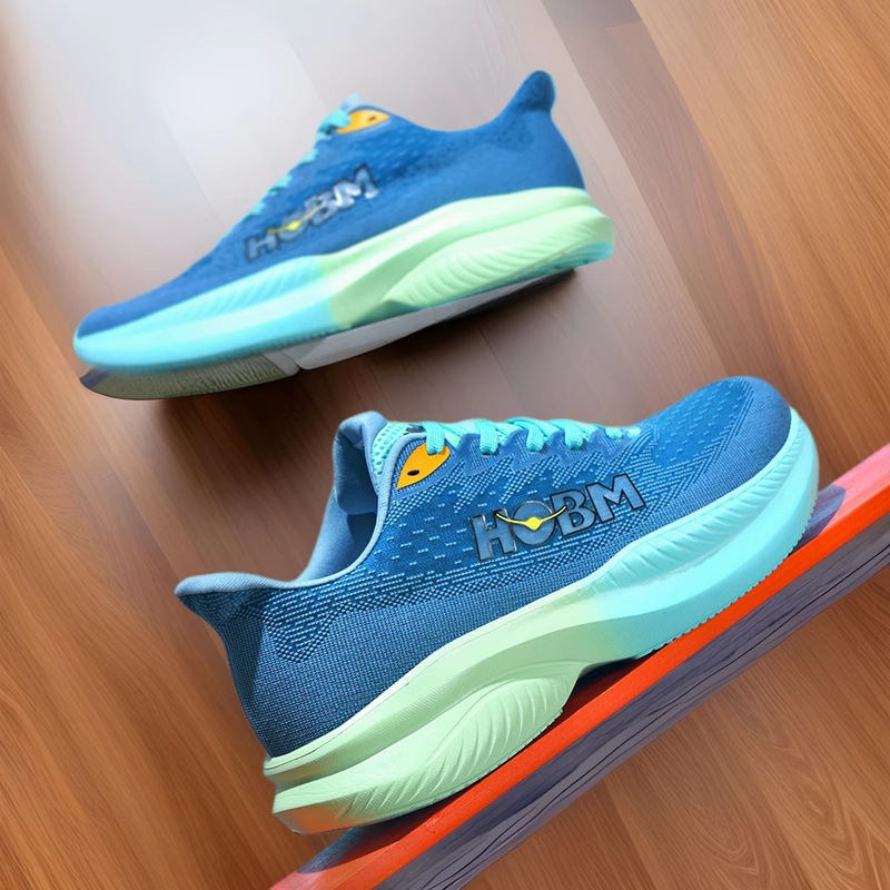 Cross-Border Men's Fly-Woven Mesh Breathable Sports and Casual Shoes, Trendy Non-Slip Cushioning Marathon Running Shoes A69