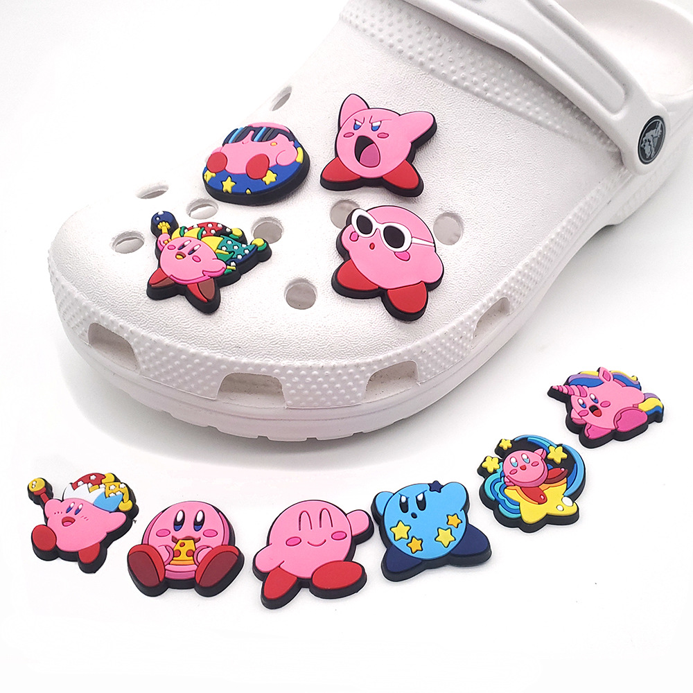 Picture of 10 suit Cartoon Cute Star Kabi Cave Shoes Shoes Flower Decorative Buckle Personality DIY Garden Shoe Buckle Accessories