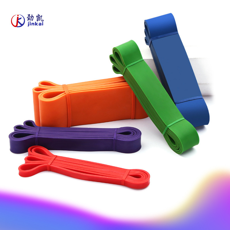 Elastic fitness resistance band customizable resistance band tension band latex ring yoga band resistance fitness band puller