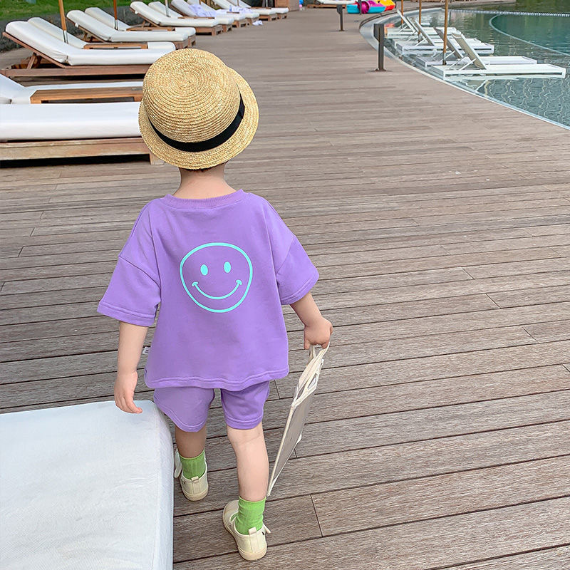 Picture of Boys' summer suit 2024 new style baby summer short sleeve children's summer children's summer clothes summer
