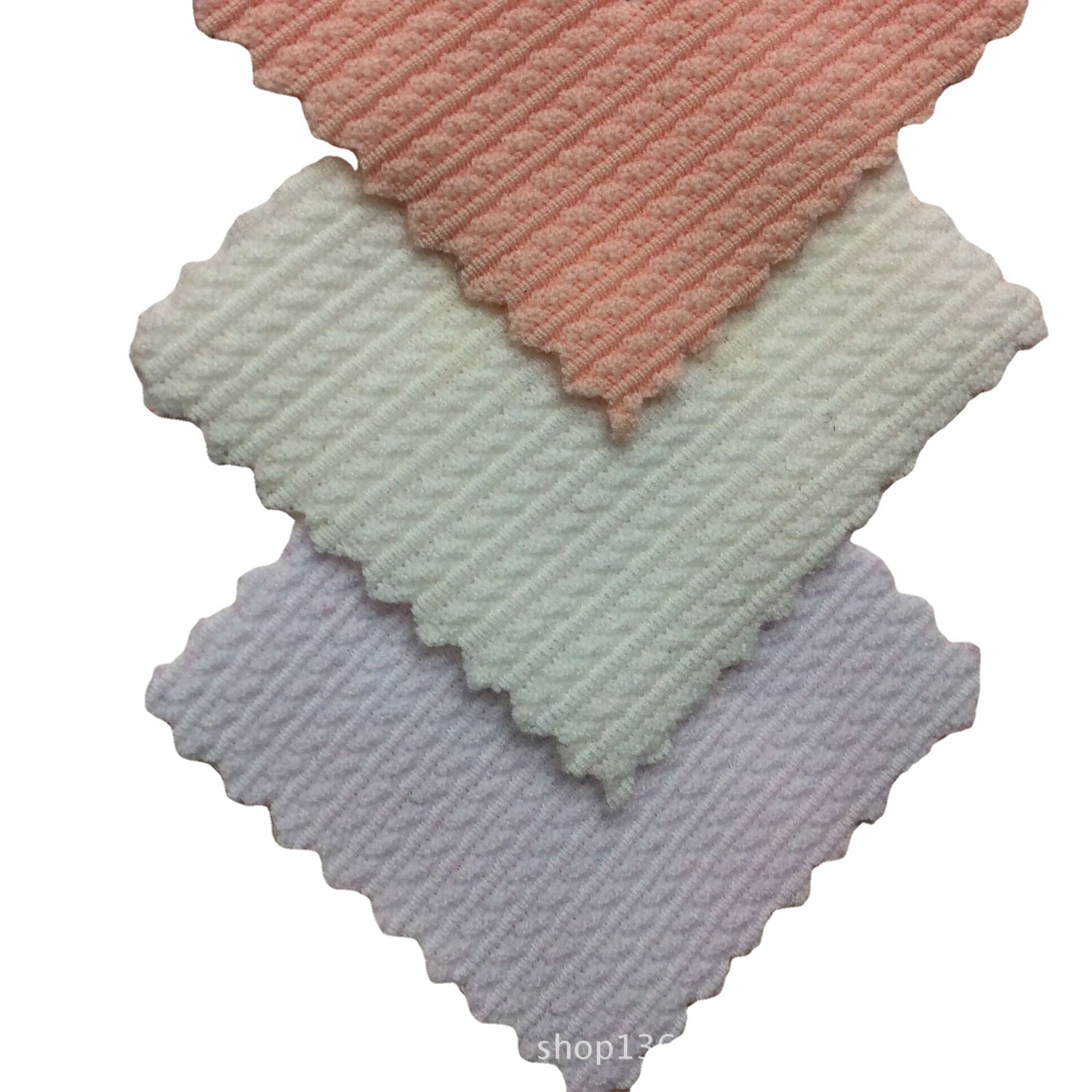 Spot supply knitted striped Jacquard knitted horizontal Bubble Jacquard spring and summer fashion dress fabric