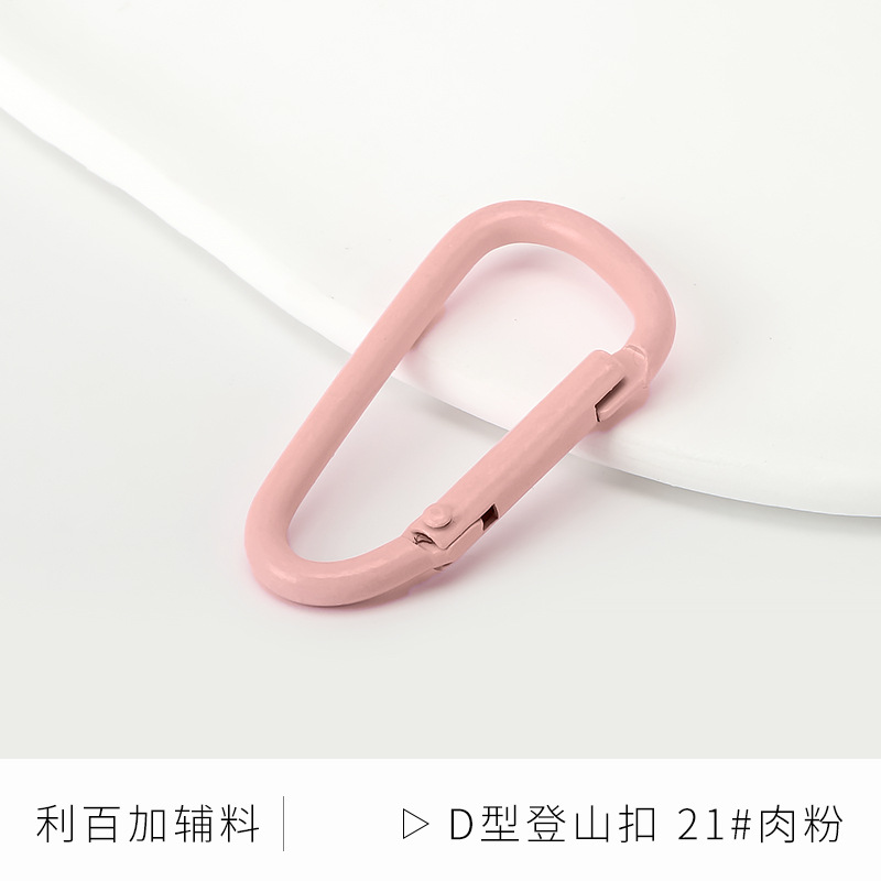 Picture of Color paint No. 5 gourd-shaped carabiner aluminum alloy jewelry accessories hand-adjusted water bottle keychain