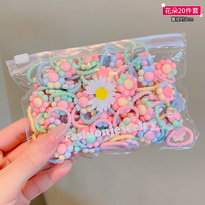 Picture of Children's rubber band does not hurt hair, good elasticity, Girl's rubber band, baby's hair rope, small size tie hair, hair ring, hair accessories
