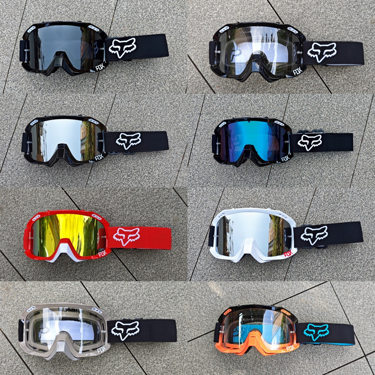 FOX goggles outdoor cross-country racing motorcycle helmet equipment ski downhill windproof colorful ski goggles