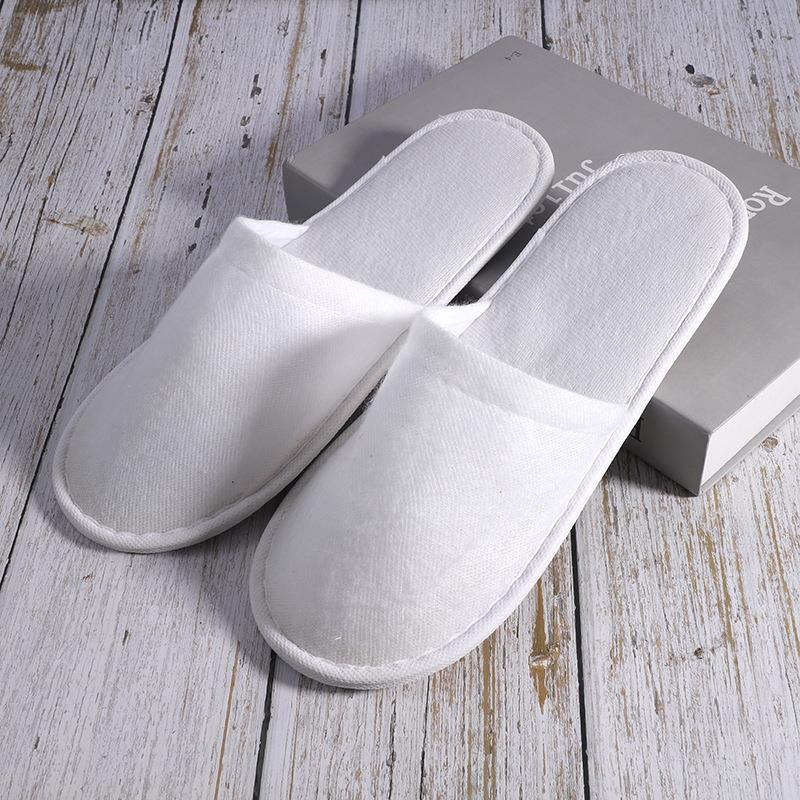 Picture of Hotel Slippers, Guesthouse and B&B Disposable Cotton Slippers, Winter Travel Home Hospitality, Thickeneded Non-Slip Logo Wholesale