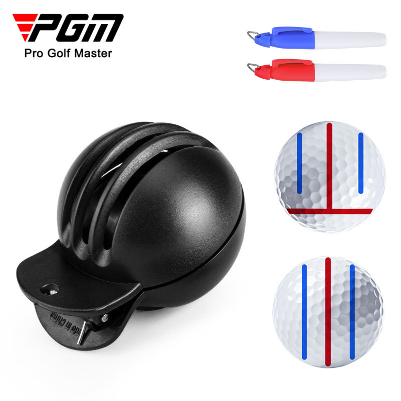 Pgm Golf Ball Marker Golf Ball Marker Comes with 2 Marking Pens Golf Accessories
