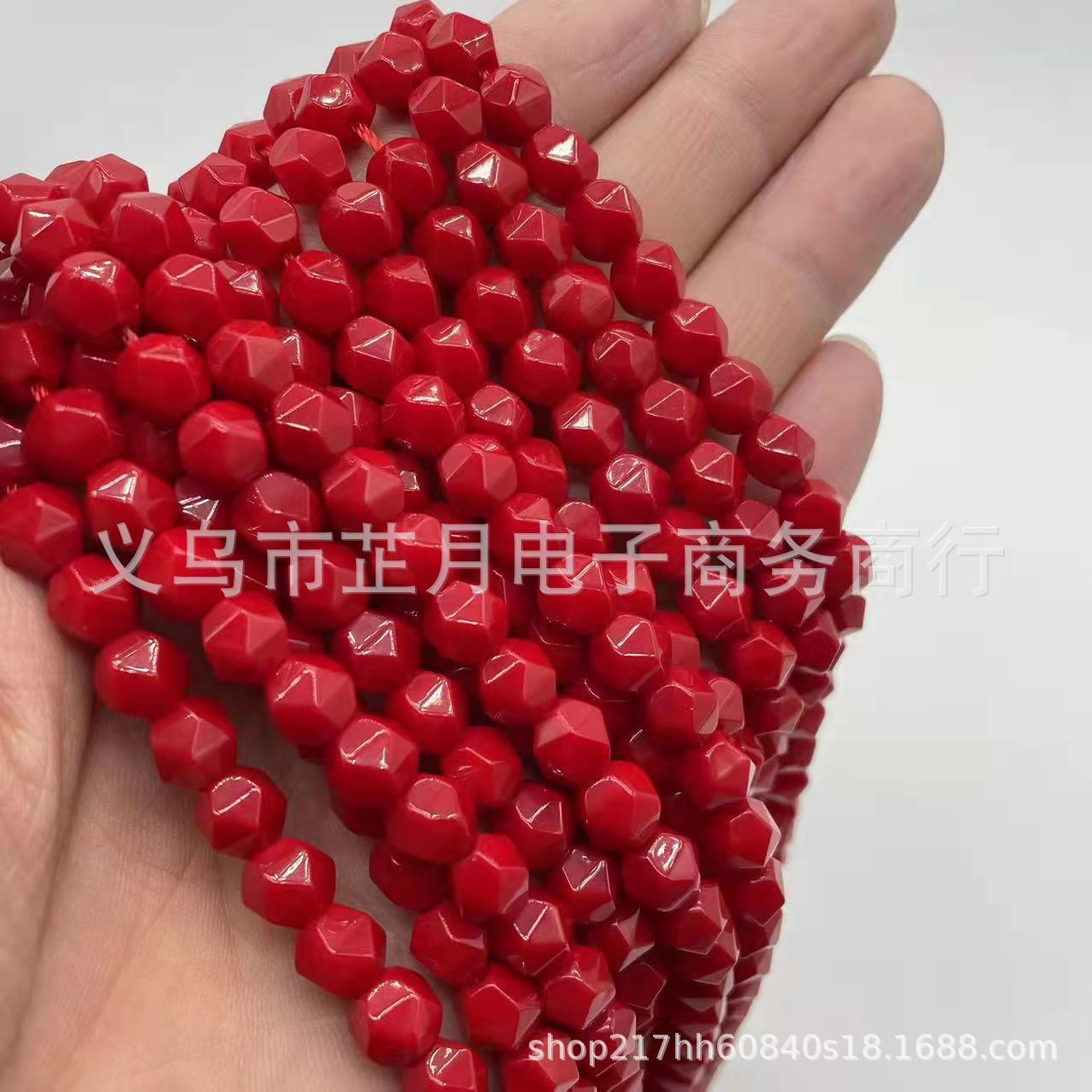 Picture of Factory direct new variety of natural stone diamond cut diy handmade loose beads bracelet jewelry accessories materials