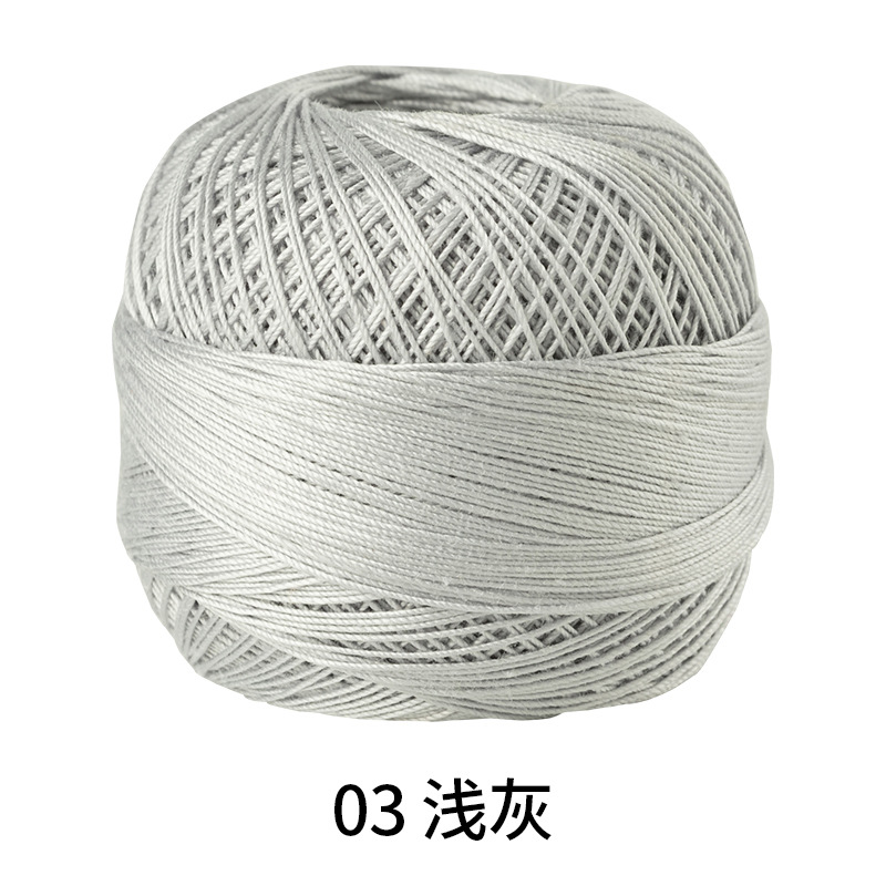 Picture of Color picking No. 10 micro hook lace thread hand-woven 40# fine wool crochet woven hand ball