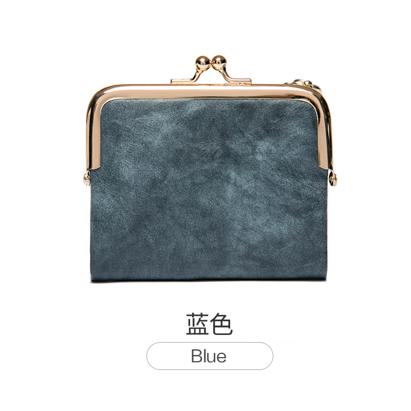 Picture of Phase Printed Leather Short Wallet for Women 2024 New Clip Coin Purse Retro Multi-Functional Foldableing Wallet Card Bag for Women