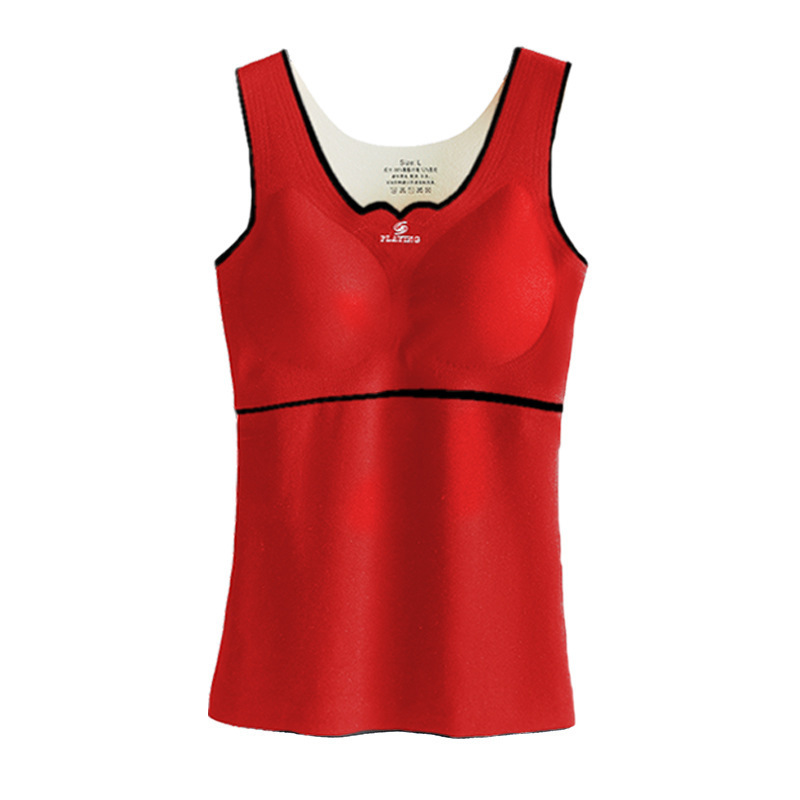 Picture of Oxygen-friendly 2.0 Velvet Lined Thickened Thermal Vest Women's All-match Base Shirt Slim-fit Seamless Thermal Underwear for Women