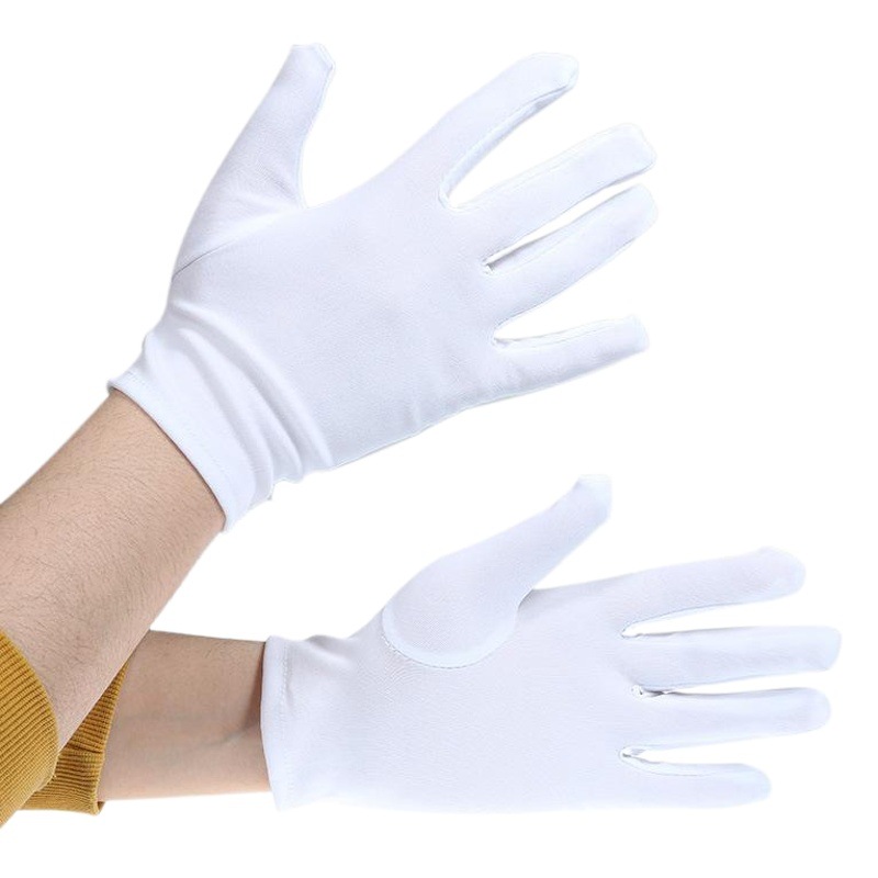 Children's performance White gloves etiquette gloves stage performance spandex gloves jazz dance etiquette gloves spot