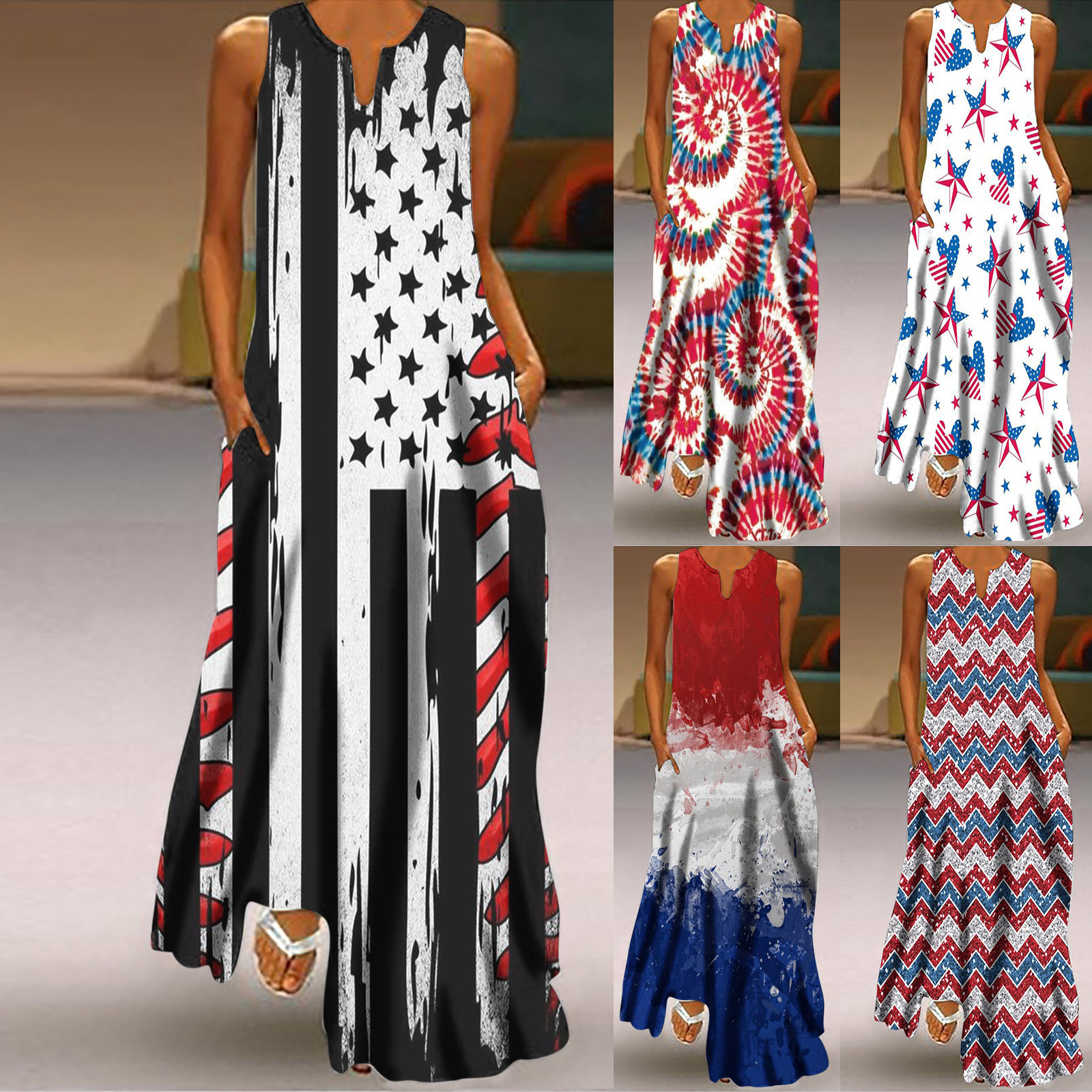 Explosions dress plus size Women's Fashion Sexy in stock Amazon AliExpress Dress 35 Figures All in stock