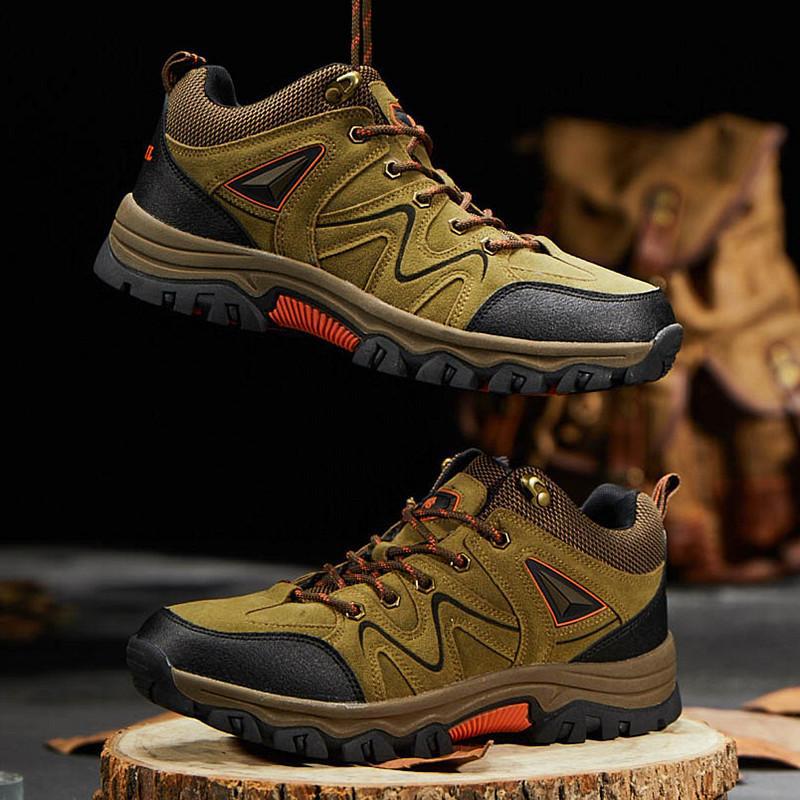 Cross-border plus size Outdoor Casual High-top fleece-lined Hiking Shoes for Lovers Fashion Outdoor Sports Travel Shoes Hiking Boots