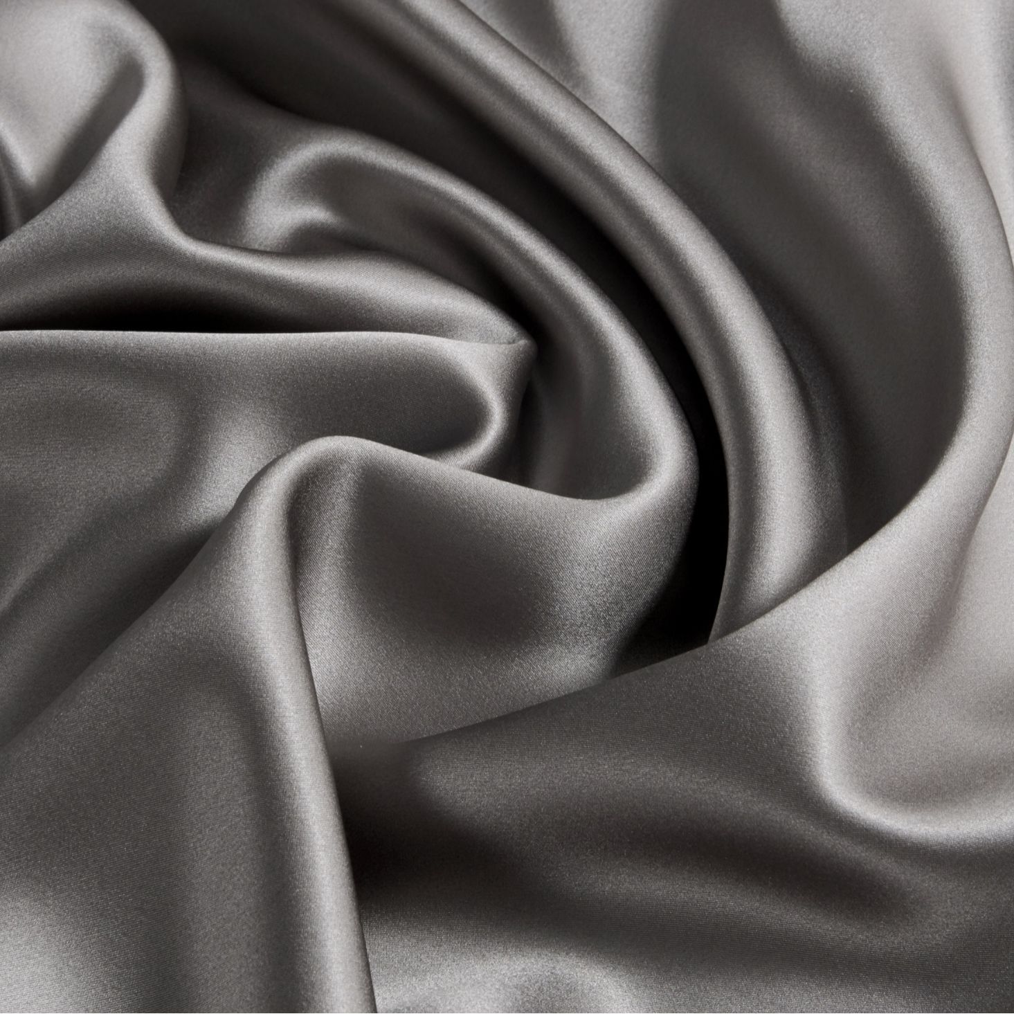 Picture of 100 Mulberry Silk Solid Color 25 m Silk Fabric Plain Crepe Satin 114 Door-width High-grade Clothing Pillowcase Fabric Wholesale