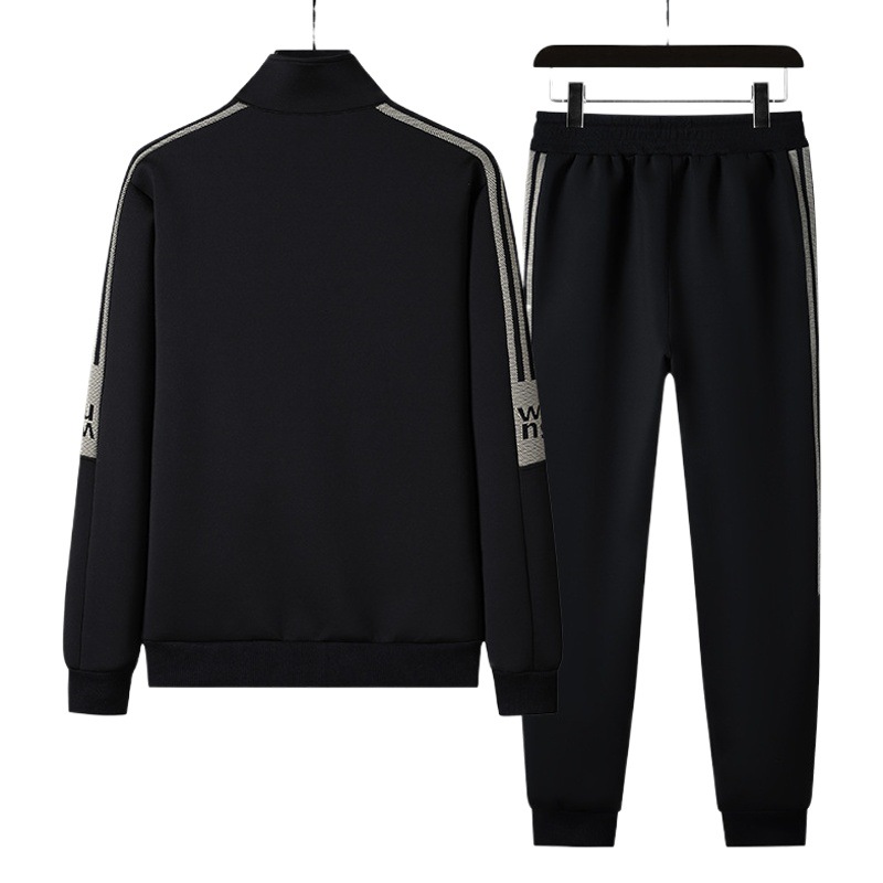 2022 Autumn Men's Sports Suit Men's Sports Casual Sweater Pants Suit Cardigan Zipper Two-Piece Suit New Product