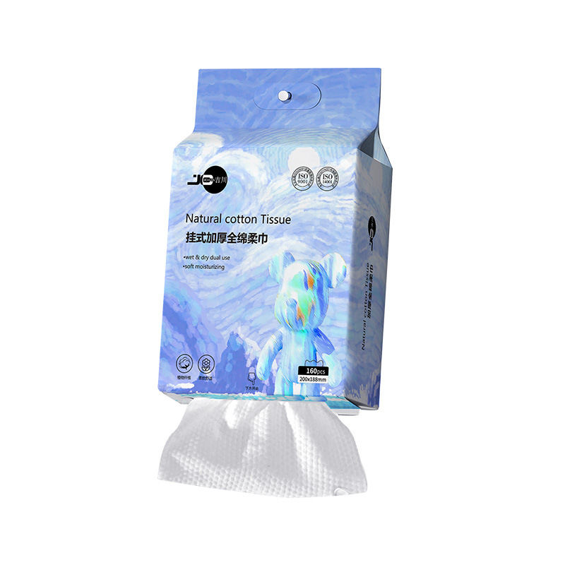 Picture of Disposable Face Wash Women's Withdrawable Pure Cotton Thickened Soft No Flocculation Cleansing Beauty Towel Available for Pregnant Women and Infants