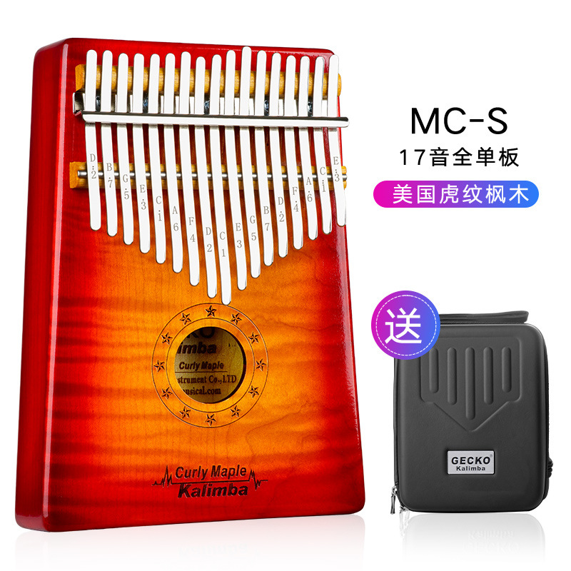 Picture of Gecko Kalemba kalimba Thumb 17 Tone Finger Piano Portable Musical Instrument in stock on Demand