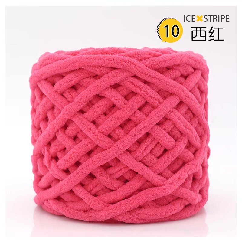 Picture of Ice Strip Thread Single Strand Thick Stick Needle Thread Knitting Blanket Slipper Thread Scarf Hat Scarf Thread Manufacturer Wholesale Worsted