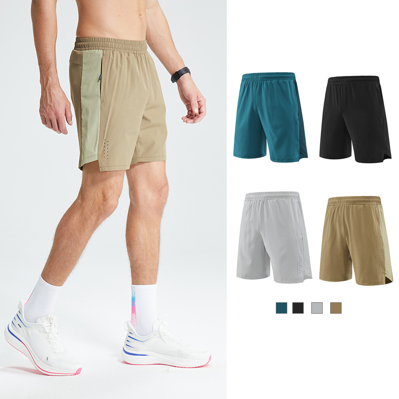 Amazon Men's Sports Shorts Summer Quick-Dry Breathable Basketball Running Fitness Laser Perforated Shorts