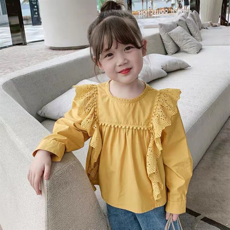 Picture of Girls' autumn shirt top 2024 New Western style children's clothing baby long sleeve Western style shirt children's clothes fashion