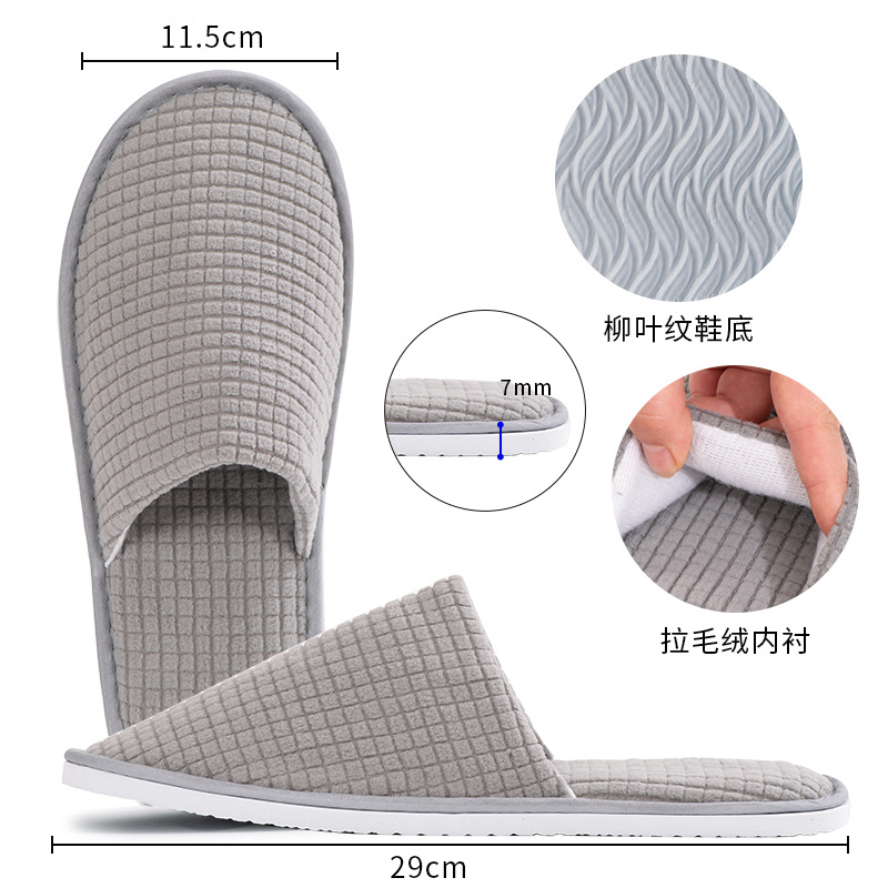 Picture of Hotel Washable Slippers Travel Aviation Portable Slippers Home Hospitality Slippers Hotel Disposable Slippers