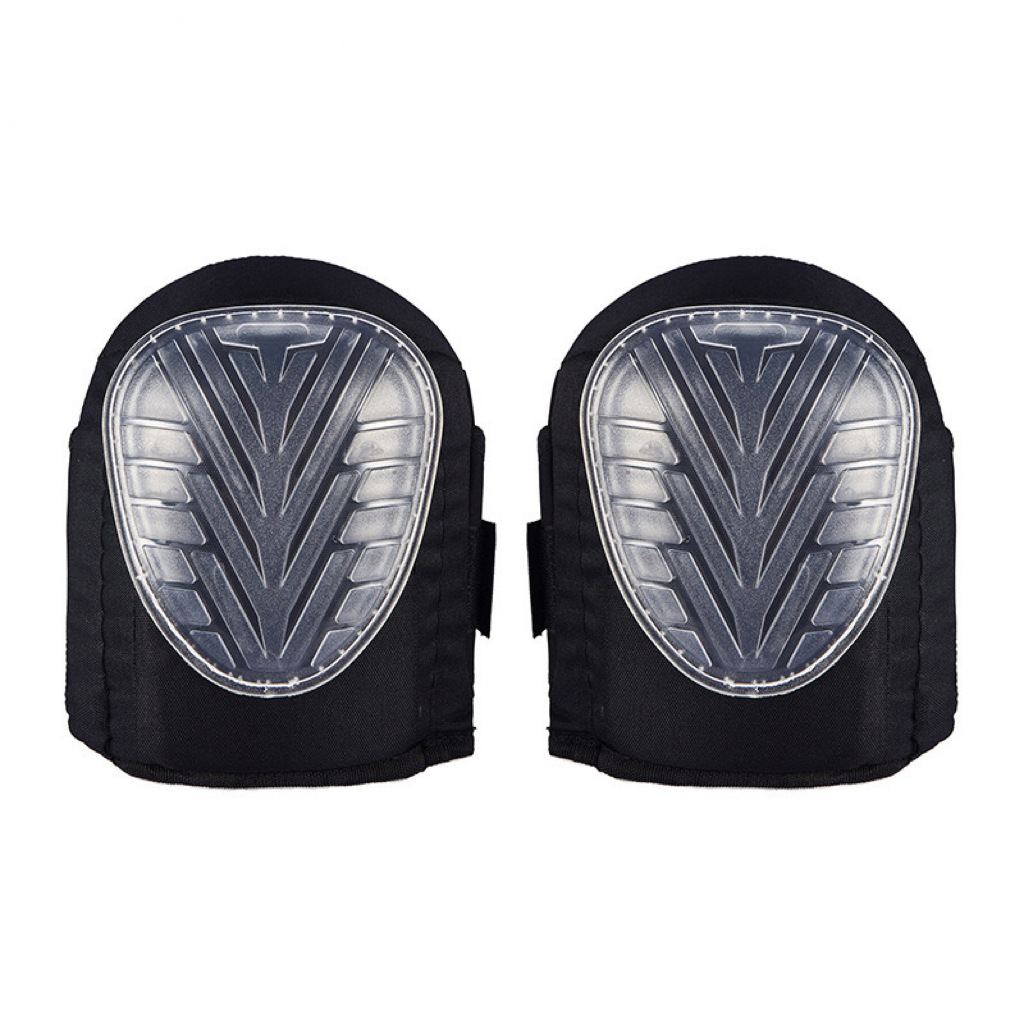 Source Factory New Thickened Labor Protection Knee Pads Outdoor Ultra-Thick Decoration Kneeling Hard Shell Transparent Nylon Transparent Work Knee Pads